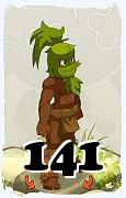 Um personagem do jogo Dofus, Sadida-Ar, de nivel 141