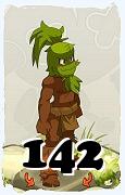 A Dofus character, Sadida-Air, by level 142