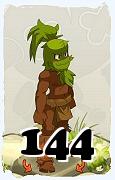 Un personnage du jeu Dofus, Sadida-Air, au niveau 144