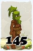 Un personnage du jeu Dofus, Sadida-Air, au niveau 145