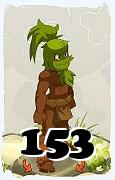 Um personagem do jogo Dofus, Sadida-Ar, de nivel 153