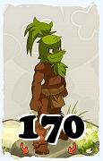 Um personagem do jogo Dofus, Sadida-Ar, de nivel 170