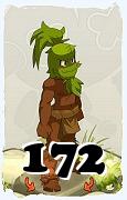 Um personagem do jogo Dofus, Sadida-Ar, de nivel 172