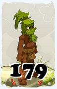 Un personaje del juego Dofus, Sadida-Aire, de nivel 179