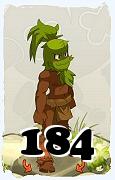 Um personagem do jogo Dofus, Sacrier-Ar, de nivel 184