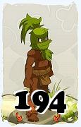 Um personagem do jogo Dofus, Sadida-Ar, de nivel 194