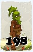 A Dofus character, Sadida-Air, by level 198