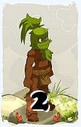 Un personnage du jeu Dofus, Sadida-Air, au niveau 2