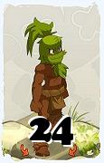 A Dofus character, Sadida-Air, by level 24