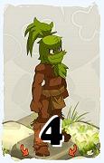 Un personnage du jeu Dofus, Sadida-Air, au niveau 4