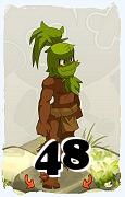 A Dofus character, Sadida-Air, by level 48