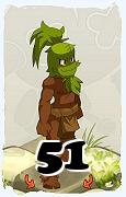 Un personaggio del gioco Dofus, Sadida-Aria, al livello 51