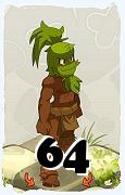 Un personaje del juego Dofus, Sadida-Aire, de nivel 64