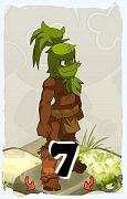 Um personagem do jogo Dofus, Sadida-Ar, de nivel 7