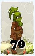 Un personaje del juego Dofus, Sadida-Aire, de nivel 70