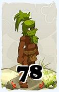 Un personnage du jeu Dofus, Sadida-Air, au niveau 78