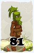 Un personaggio del gioco Dofus, Sadida-Aria, al livello 81