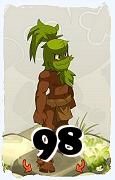 Un personnage du jeu Dofus, Sadida-Air, au niveau 98