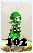 Um personagem do jogo Dofus, Sram-Ar, de nivel 102