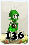 Um personagem do jogo Dofus, Sram-Ar, de nivel 136