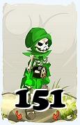 A Dofus character, Rogue-Air, by level 151