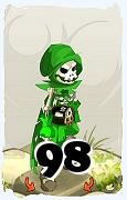 Um personagem do jogo Dofus, Sram-Ar, de nivel 98