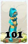 Um personagem do jogo Dofus, Roublard-Ar, de nivel 101