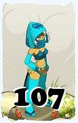 A Dofus character, Cra-Air, by level 107