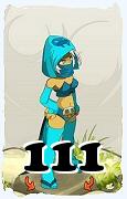 A Dofus character, Sram-Air, by level 111