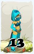 A Dofus character, Pandawa-Air, by level 13