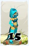 A Dofus character, Sram-Air, by level 15