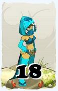 A Dofus character, Sram-Air, by level 18