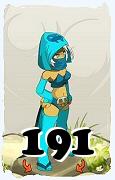 A Dofus character, Sram-Air, by level 191