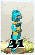 A Dofus character, Sram-Air, by level 31