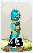 A Dofus character, Sram-Air, by level 43