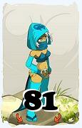 A Dofus character, Sram-Air, by level 81