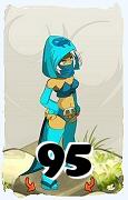 Um personagem do jogo Dofus, Sacrier-Ar, de nivel 95