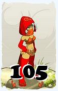 Um personagem do jogo Dofus, Sram-Ar, de nivel 105