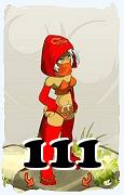 A Dofus character, Osamodas-Air, by level 111