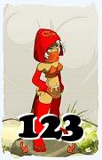 A Dofus character, Sram-Air, by level 123