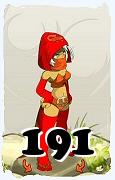 A Dofus character, Sram-Air, by level 191