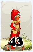 A Dofus character, Sram-Air, by level 43