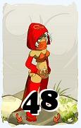 A Dofus character, Sram-Air, by level 48