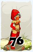 Um personagem do jogo Dofus, Roublard-Ar, de nivel 76