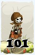 Un personaggio del gioco Dofus, Pandawa-Aria, al livello 101