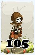 Um personagem do jogo Dofus, Sram-Ar, de nivel 105