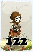 Um personagem do jogo Dofus, Sram-Ar, de nivel 122