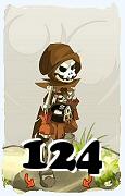 Um personagem do jogo Dofus, Sram-Ar, de nivel 124