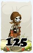 Um personagem do jogo Dofus, Sram-Ar, de nivel 125