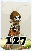 Um personagem do jogo Dofus, Sram-Ar, de nivel 127